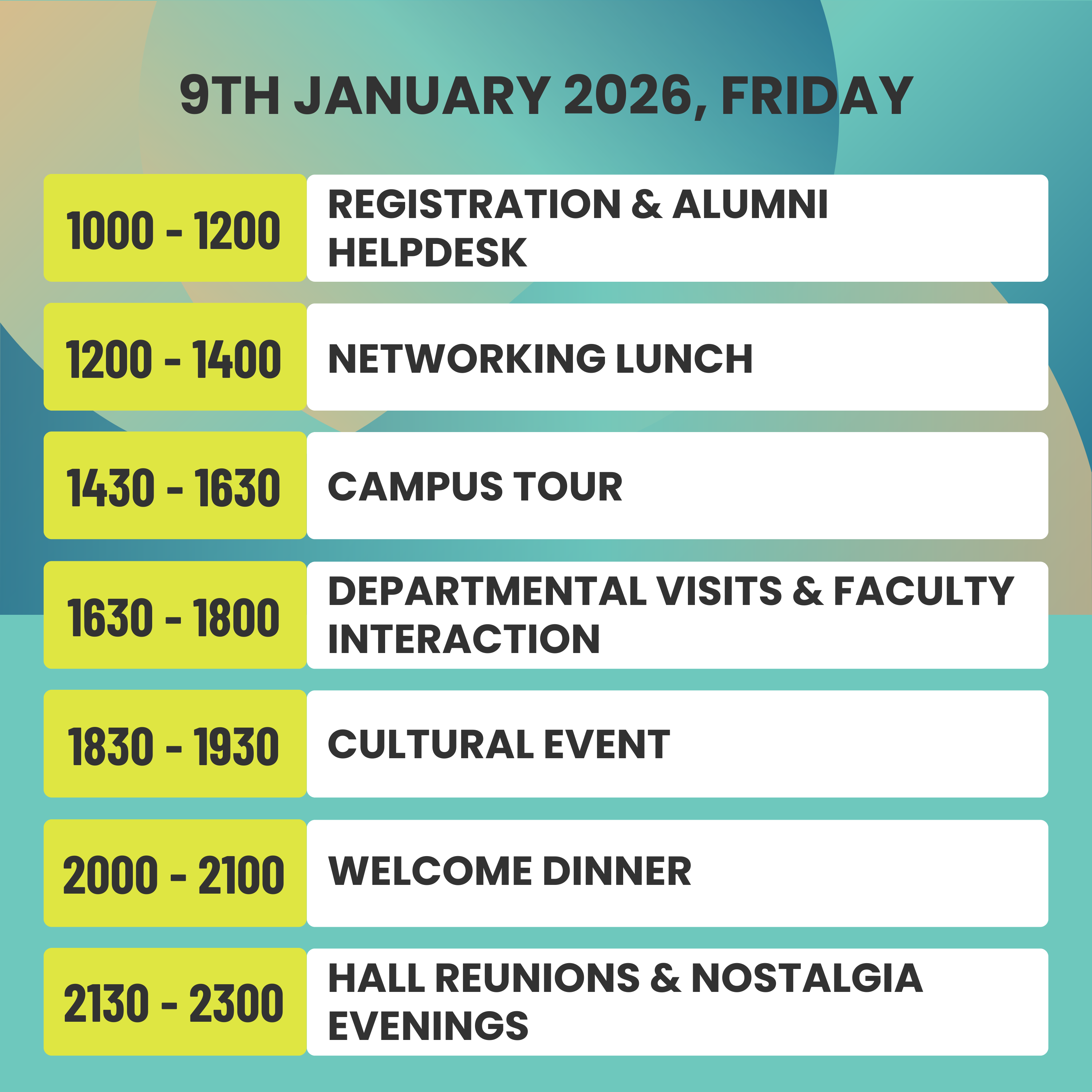 Itinerary Day 1